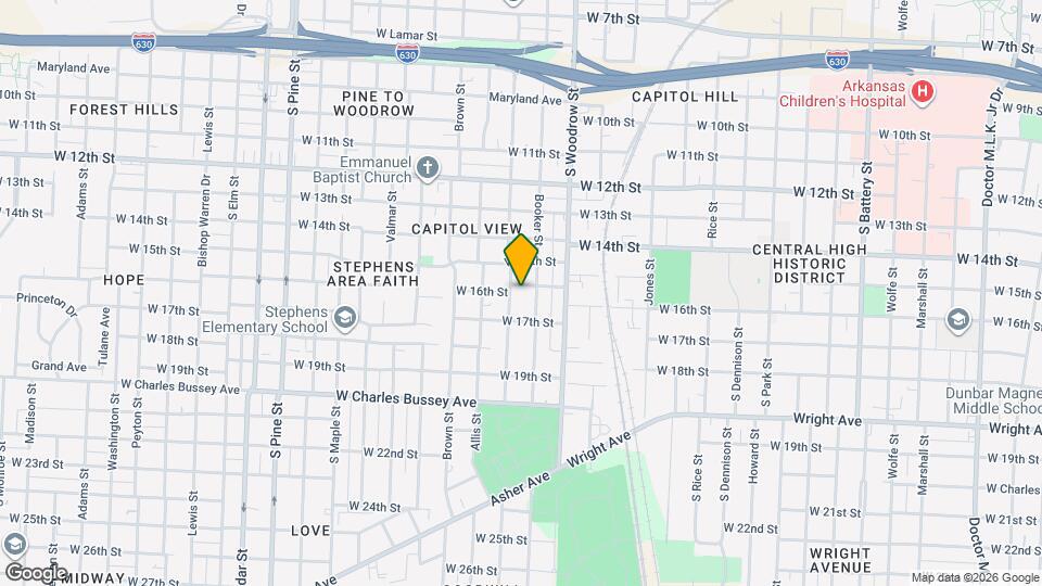 3015 W 16th St Map and Location Details