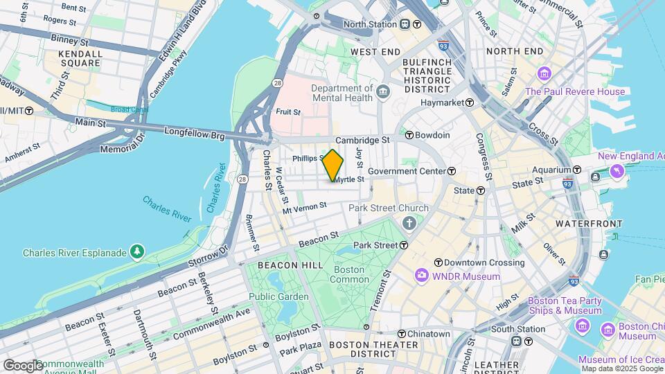 45 Pinckney St Mapa y Detalles de la Ubicación