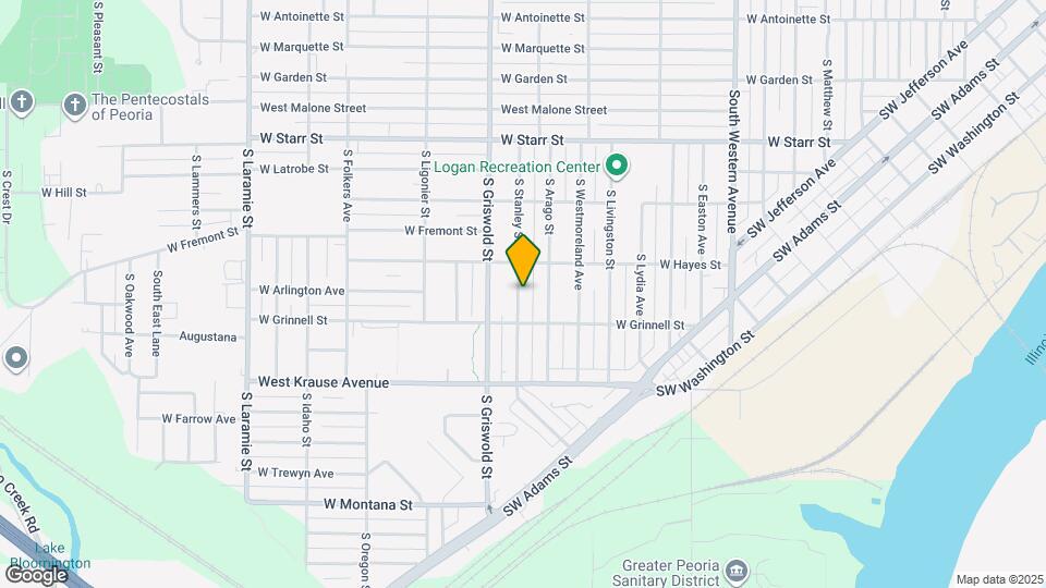 1700 S Stanley St Map and Location Details