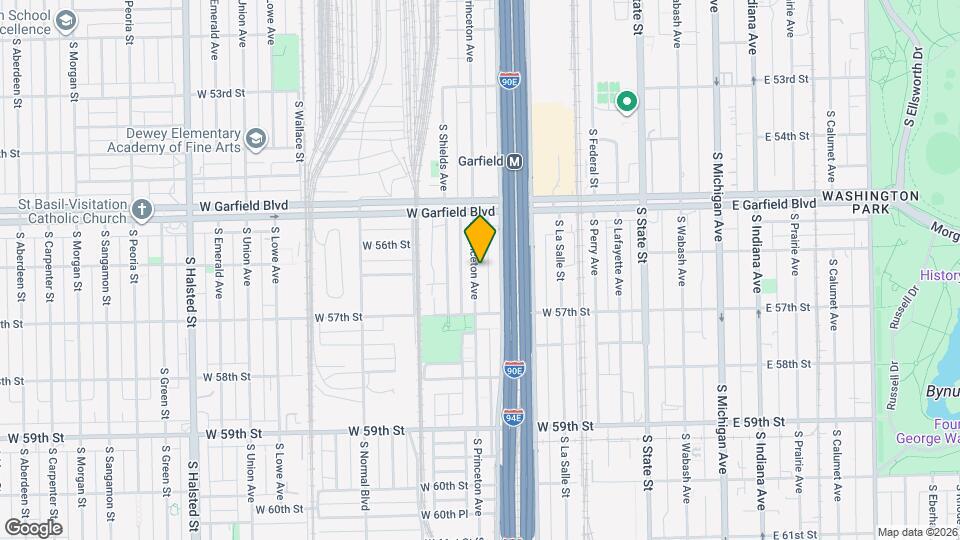 5611 S Princeton Ave Map and Location Details