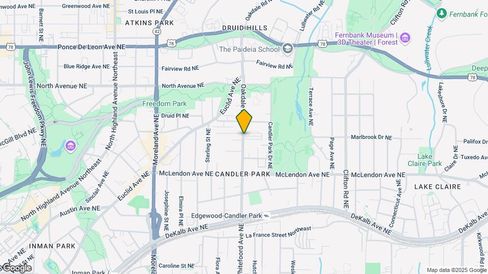 Oak Pointe Apartments Map and Location Details