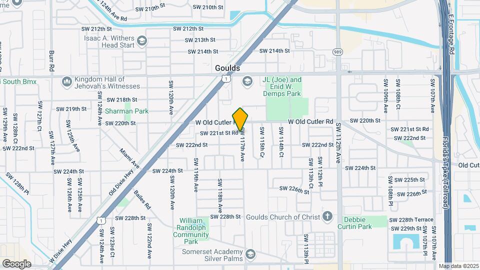 11700 SW 221st St Map and Location Details