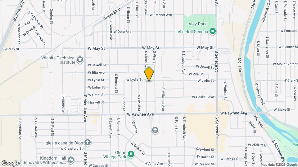 2214 S Glenn Ave Map and Location Details