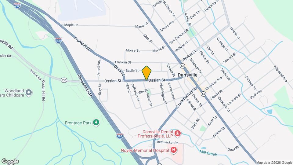 51 Ossian St, Unit Dansville, NY Map and Location Details