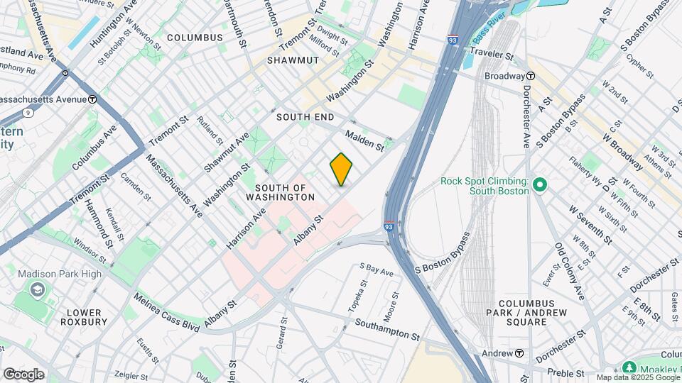 595 Albany St, Unit 302L Map and Location Details
