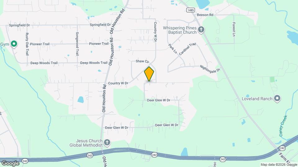 15641 Deer Glen Ln Map and Location Details