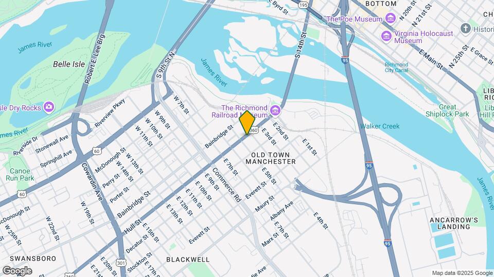 The Current Map and Location Details