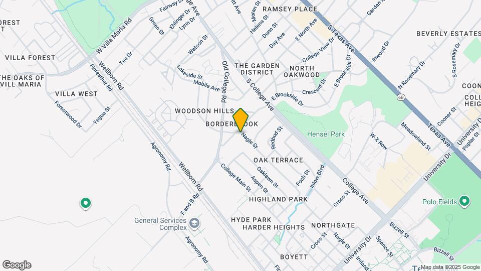 401 W Brookside Dr Map and Location Details