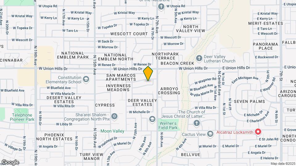 728 W Bluefield Ave Map and Location Details