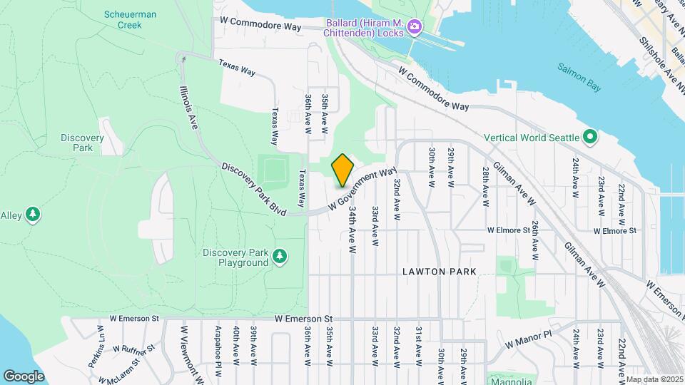 3406 W Government Way Mapa y Detalles de la Ubicación