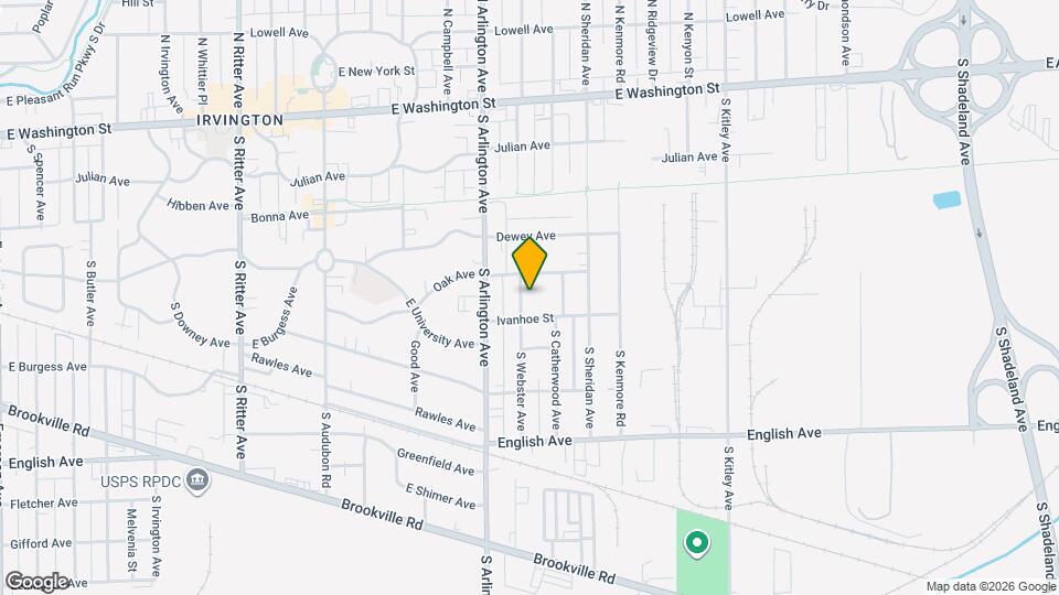 315 S Webster Ave Map and Location Details