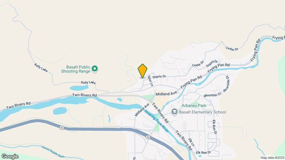 134 Sopris Dr Map and Location Details