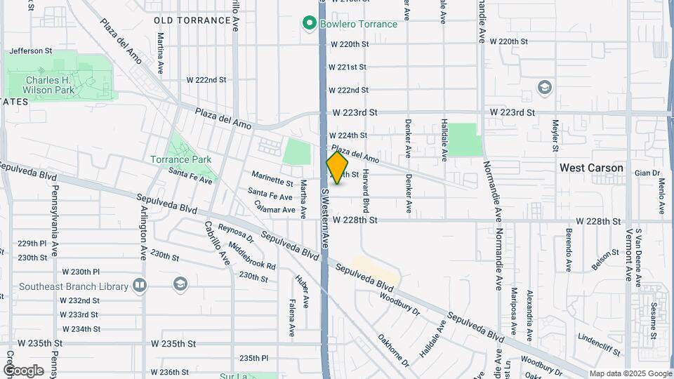 1649 W 227th St Map and Location Details