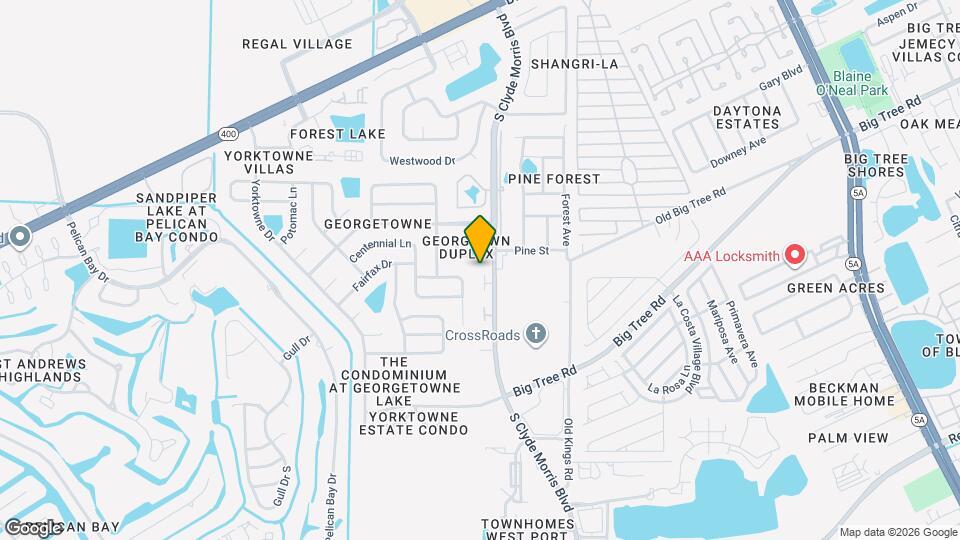 1822 S Clyde Morris Blvd Map and Location Details