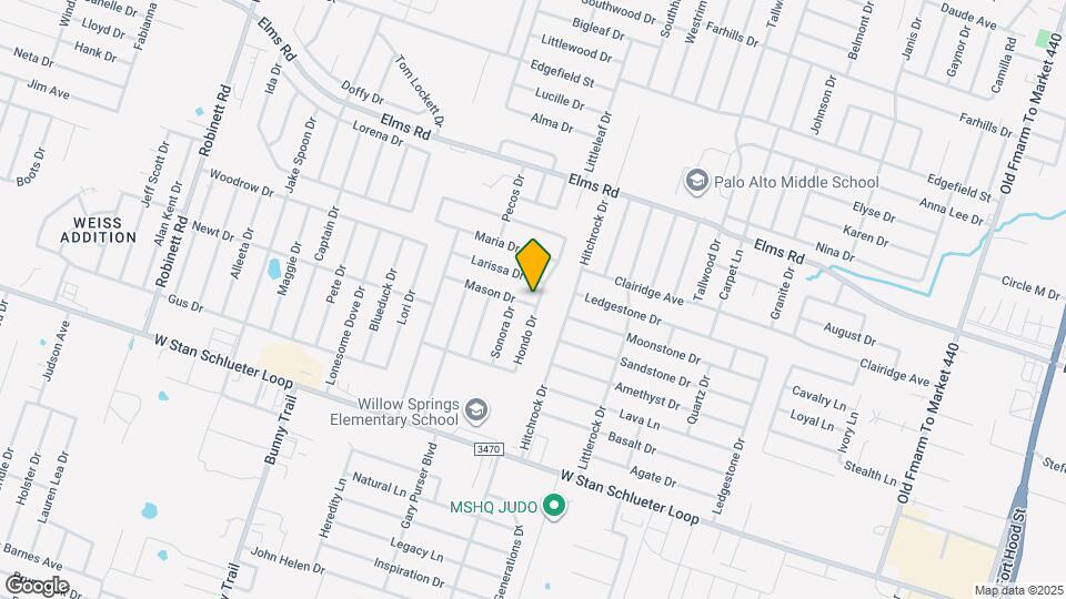 2601 Mason Dr Map and Location Details