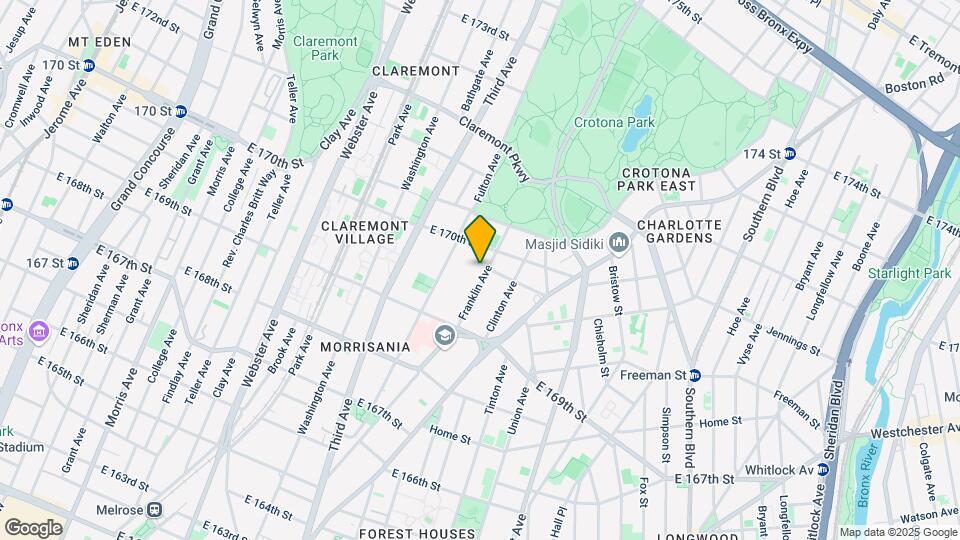 1377 Franklin Avenue Mapa y Detalles de la Ubicación