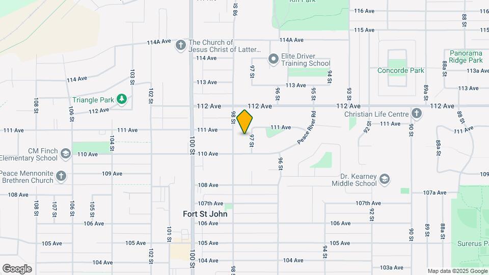 Fort St. John Townhomes Map and Location Details