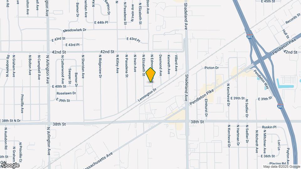 4002 N Edmondson Ave Map and Location Details