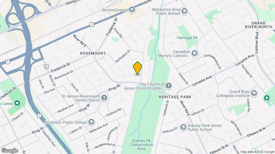 496 Manchester Rd Map and Location Details