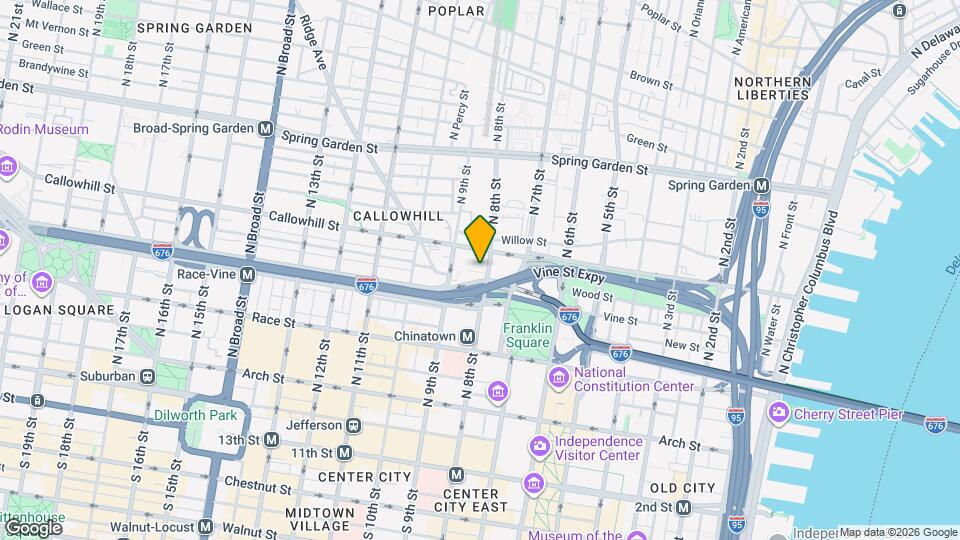 304 N 8th St, Unit 304 N 8th Street Unit N Mapa y Detalles de la Ubicación