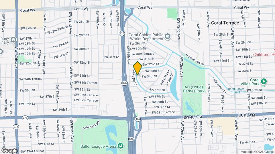 3390 SW 75th Ave Map and Location Details