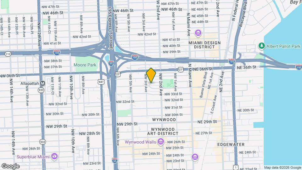 270 NW 34th Terrace, Unit 1 Map and Location Details