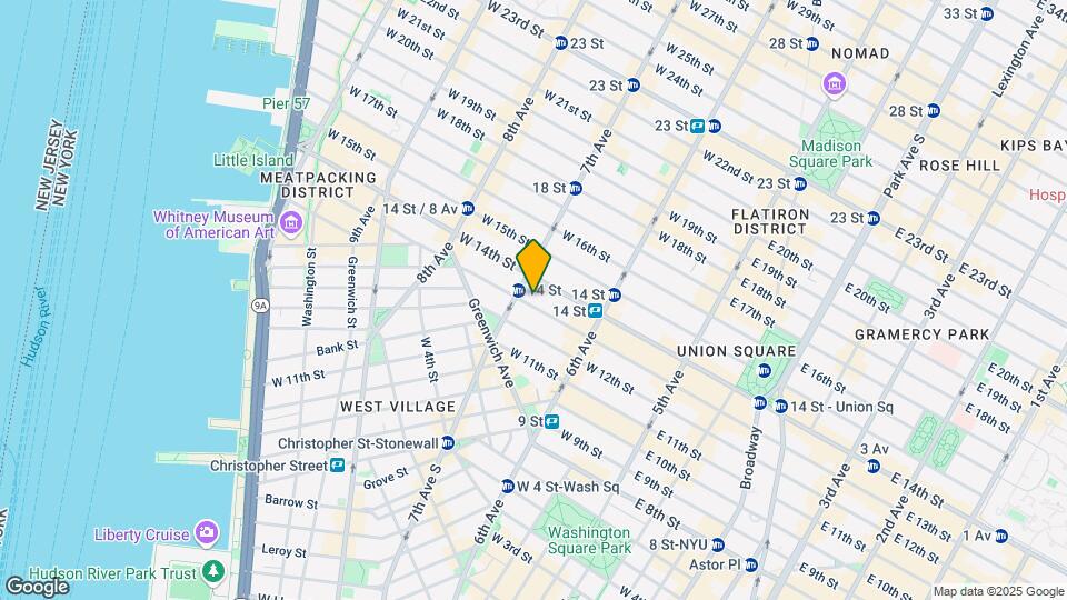 159 W 13th St Map and Location Details