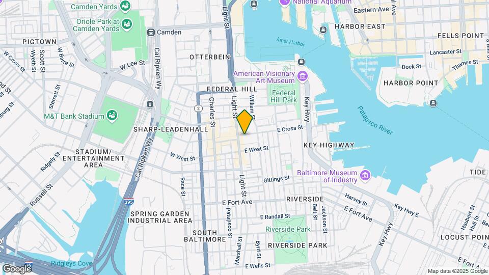 111 E Cross St Map and Location Details