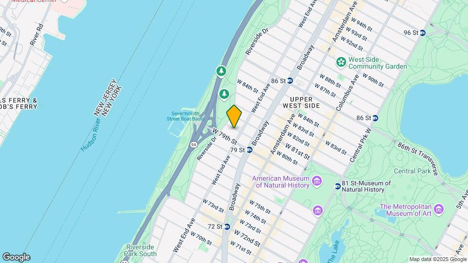 306 W 80th St Mapa y Detalles de la Ubicación