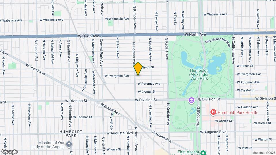 3353 W Evergreen Ave Map and Location Details