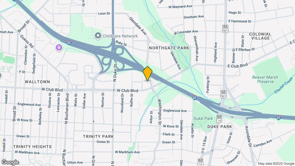 631 Linfield Dr Map and Location Details