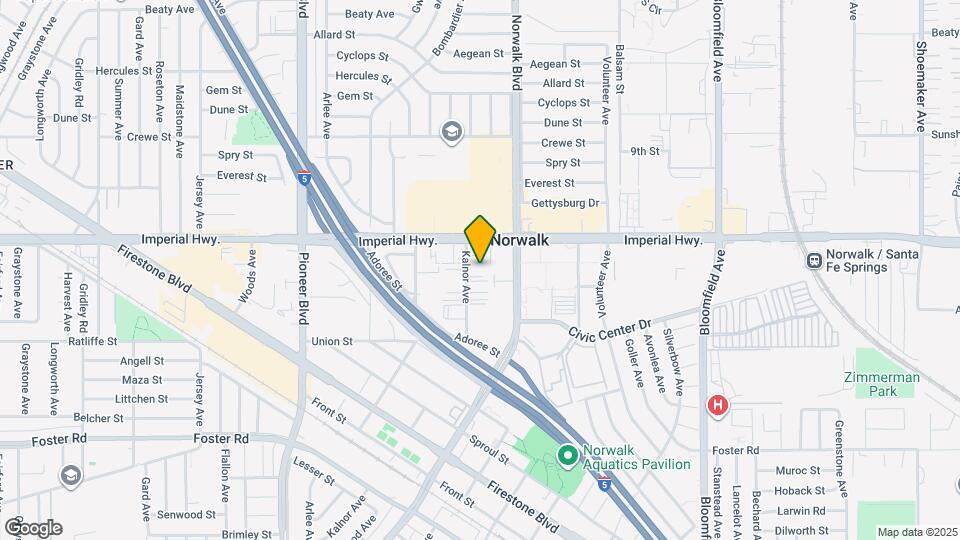 12634 Kalnor Ave Map and Location Details