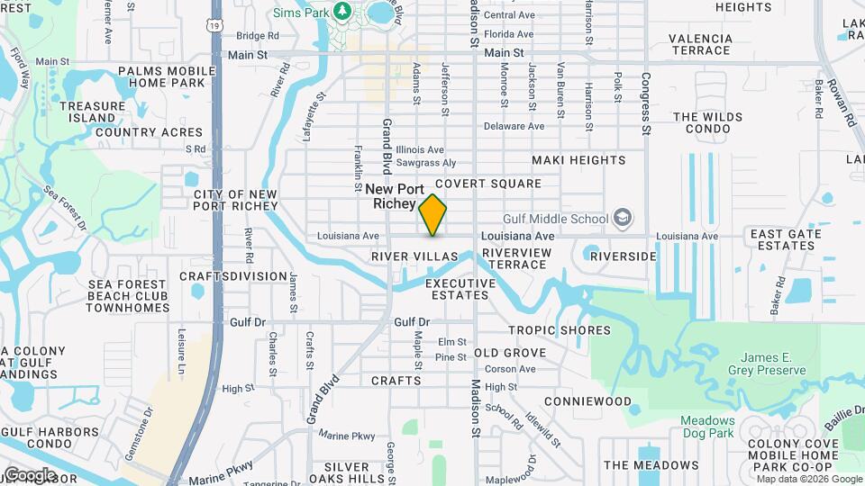 5842 Louisiana Ave Map and Location Details