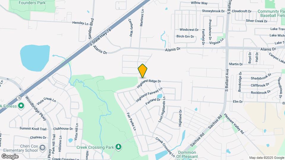 426 Highland Ridge Dr Map and Location Details