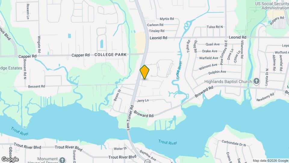 2956 Centerwood Dr N Map and Location Details