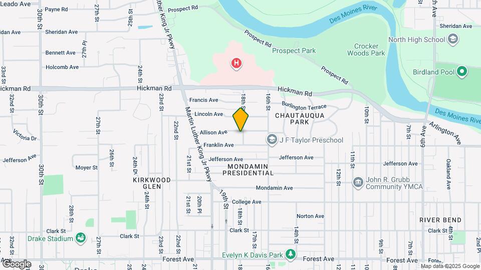 1800 Allison Ave Map and Location Details