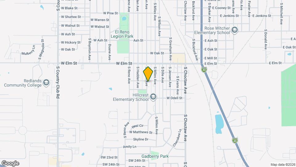 1109 S Ellison Ave Map and Location Details