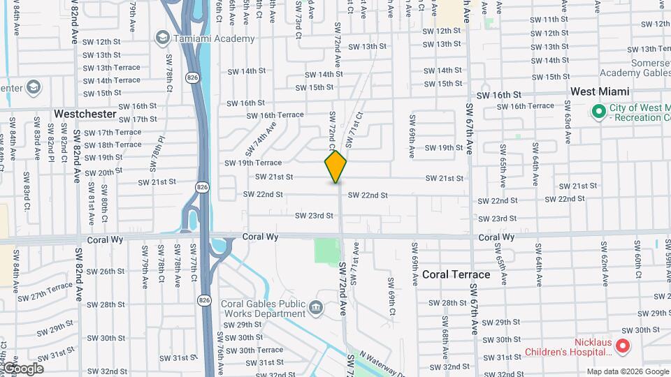 2152 SW 72nd Ave Map and Location Details