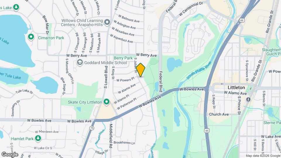 5710 S Julian St Map and Location Details