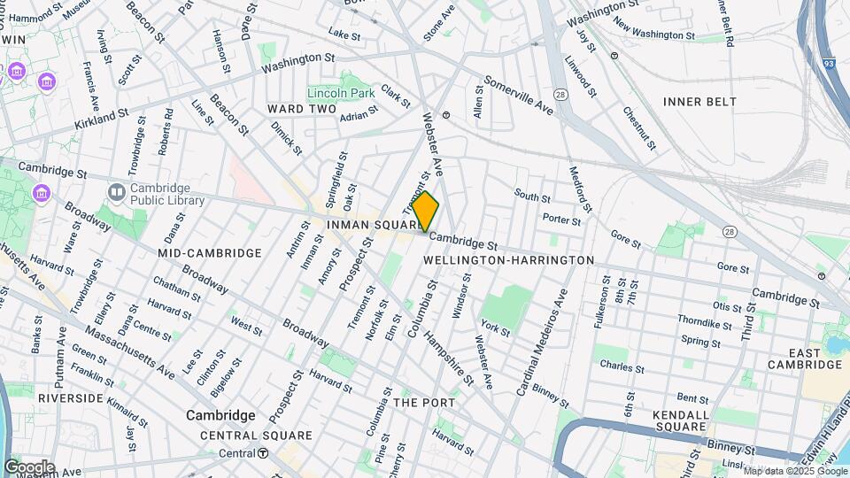 1100 Cambridge St Mapa y Detalles de la Ubicación