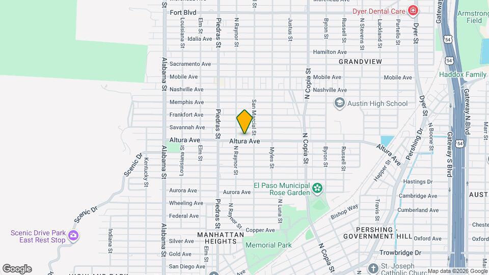 3015 Altura Ave Map and Location Details