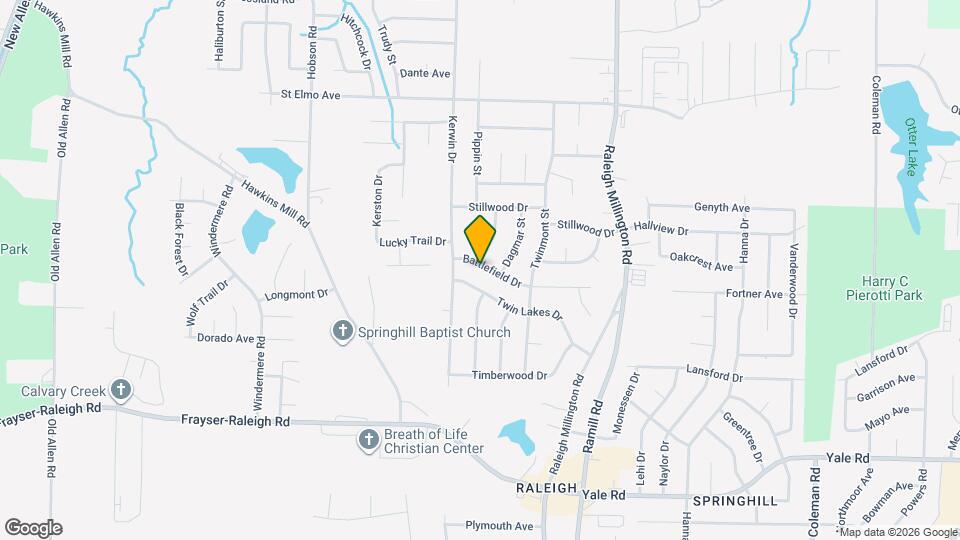 3959 Battlefield Dr Map and Location Details