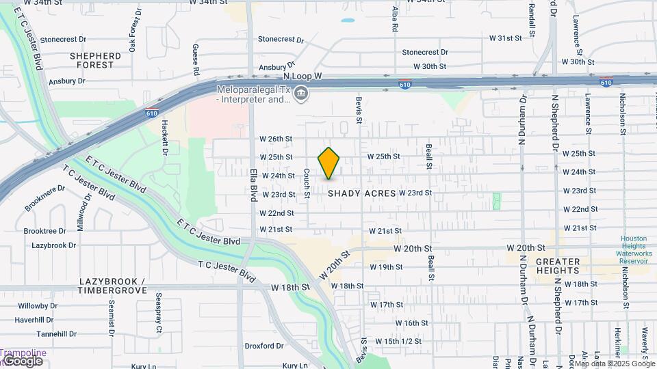 1405 W 23rd St Map and Location Details