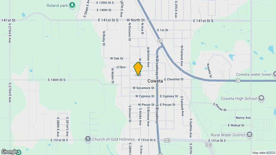 204 N Atoka Ave Map and Location Details