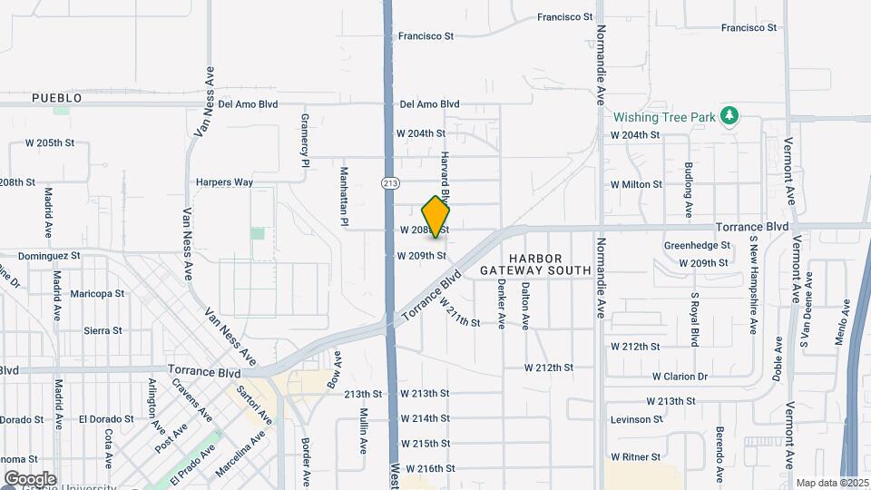1613 W 209th St Map and Location Details