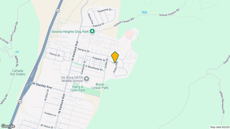 556 Arapaho St Map and Location Details