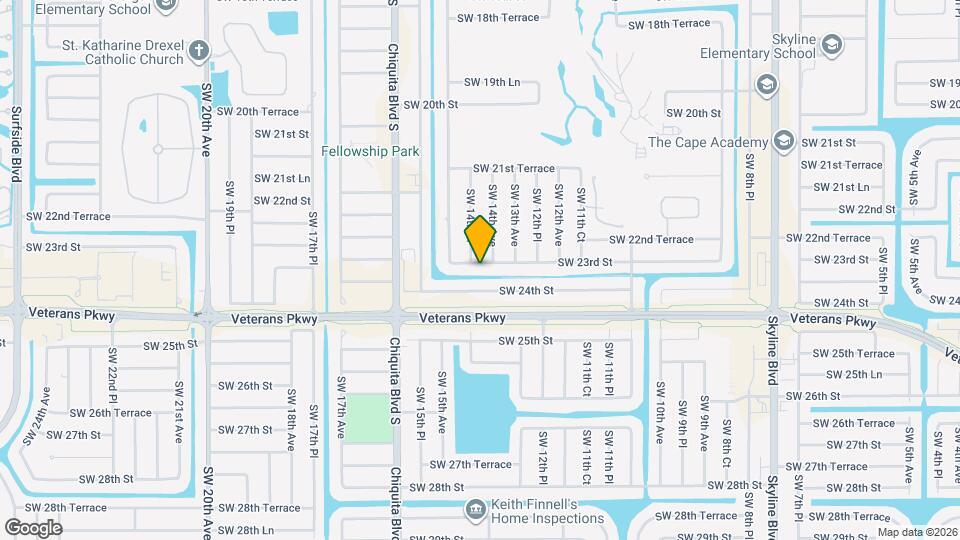 1408 SW 23rd St Map and Location Details