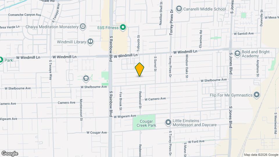 6703 Treble Clef Ave Mapa y Detalles de la Ubicación