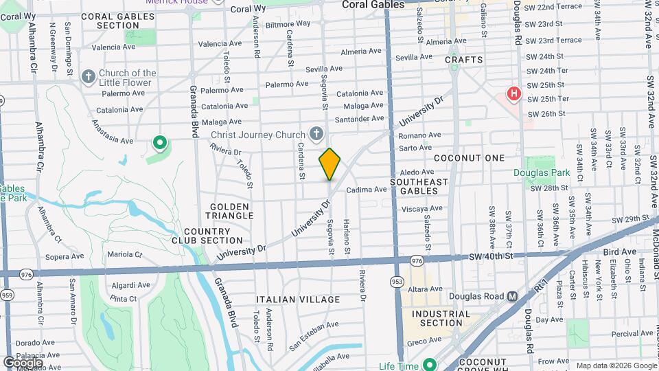 3510 Segovia St Map and Location Details