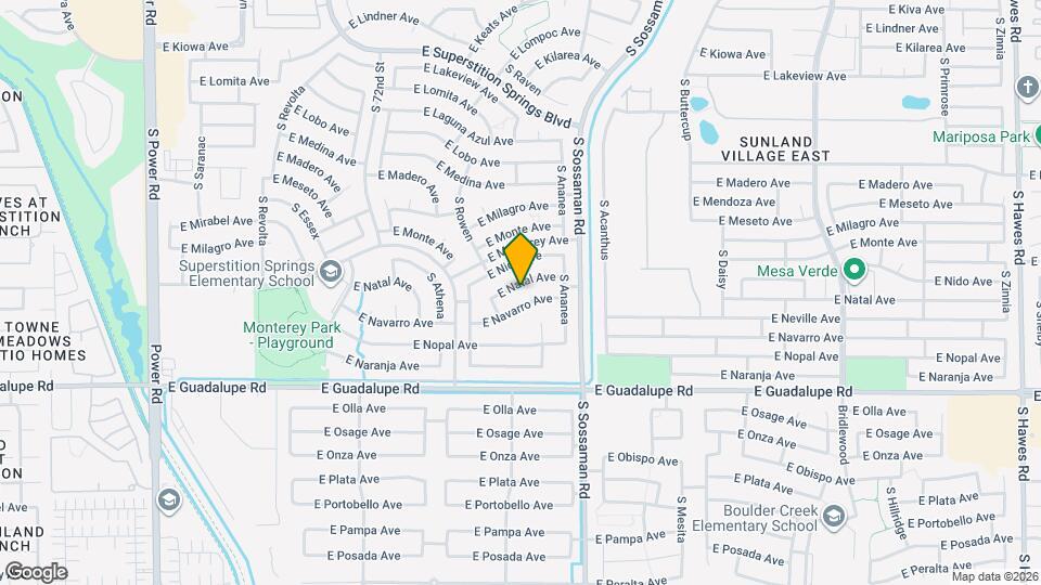 7463 E Natal Ave Mapa y Detalles de la Ubicación